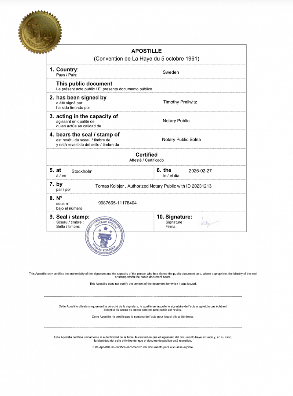 Apostille