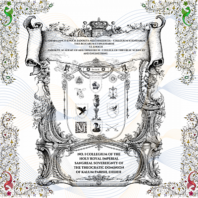 St. Enoch Zadokite Academy of Melchiseedech - College of Theurgic Sciences & Engineering ∆ No. 1 Collegium of the Holy Royal Imperial Sangreal Sovereignty of the Theocratic Dominion of Kalum Parish, Eheieh