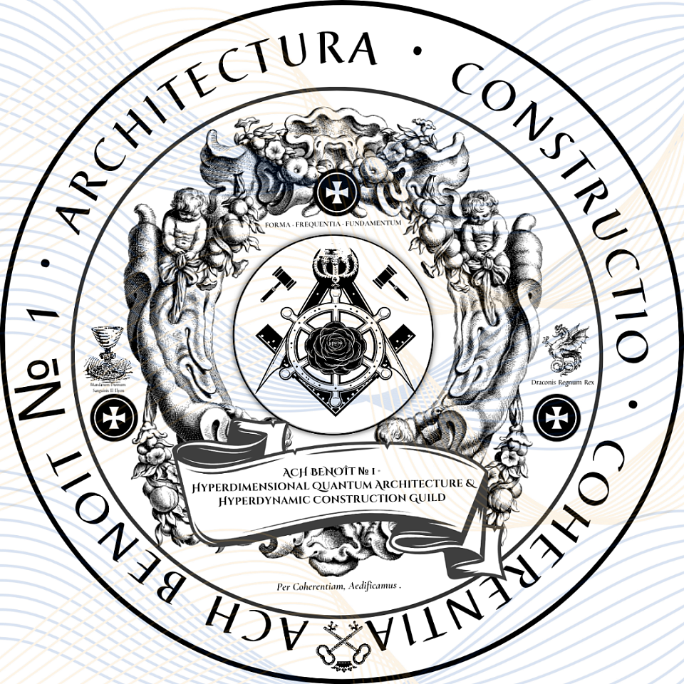 Ach Benoît No. 1 Hyperdimensional Quantum Architecture & Hyperdynamic Construction Guild ∆ No. 1 Construction Guild of the Holy Royal Imperial Sangreal Sovereignty of the Theocratic Dominion of Kalum Parish, Eheieh